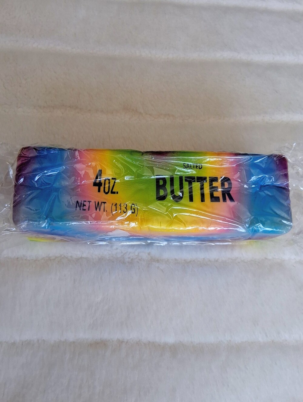 Rainbow Swirl Butter Squishy/Stress Toy "4oz Butter" sensory fidget